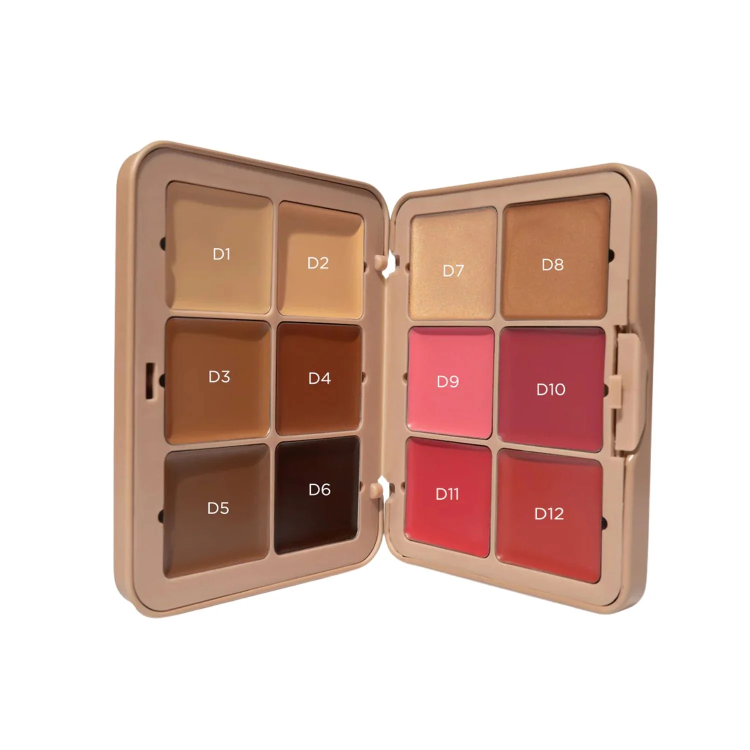 SOSU Cosmetics Complete Canvas Complexion Palette Dark - Image 2