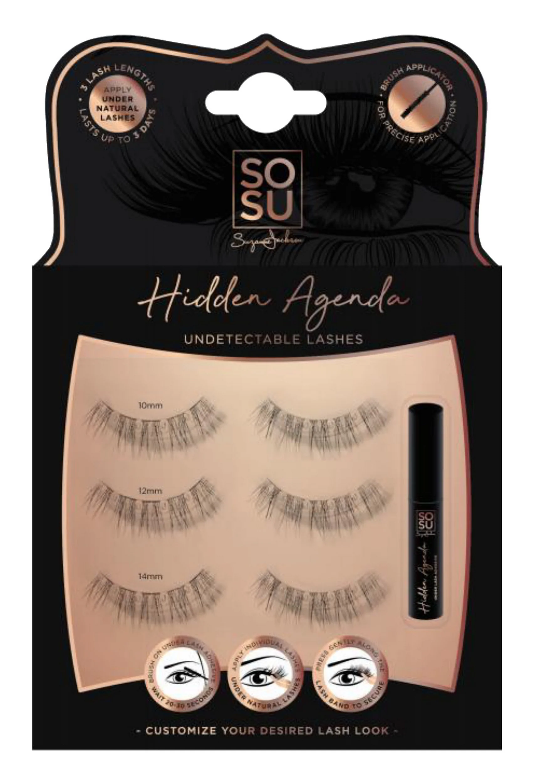 SOSU Hidden Agenda Undetectable Black Box Lashes 3s