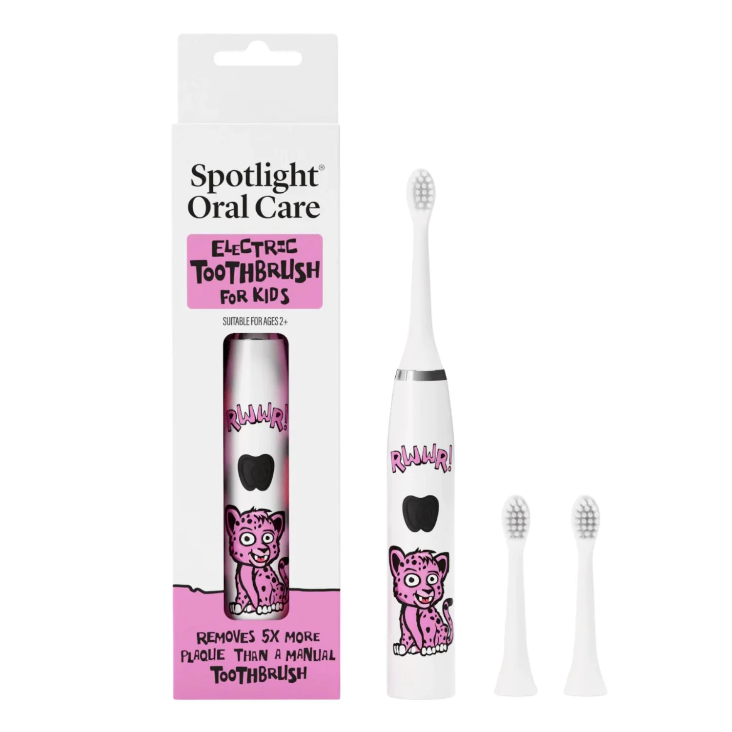 Spotlight Oral Care Kids Electric Toothbrush – CiCi the Cheetah