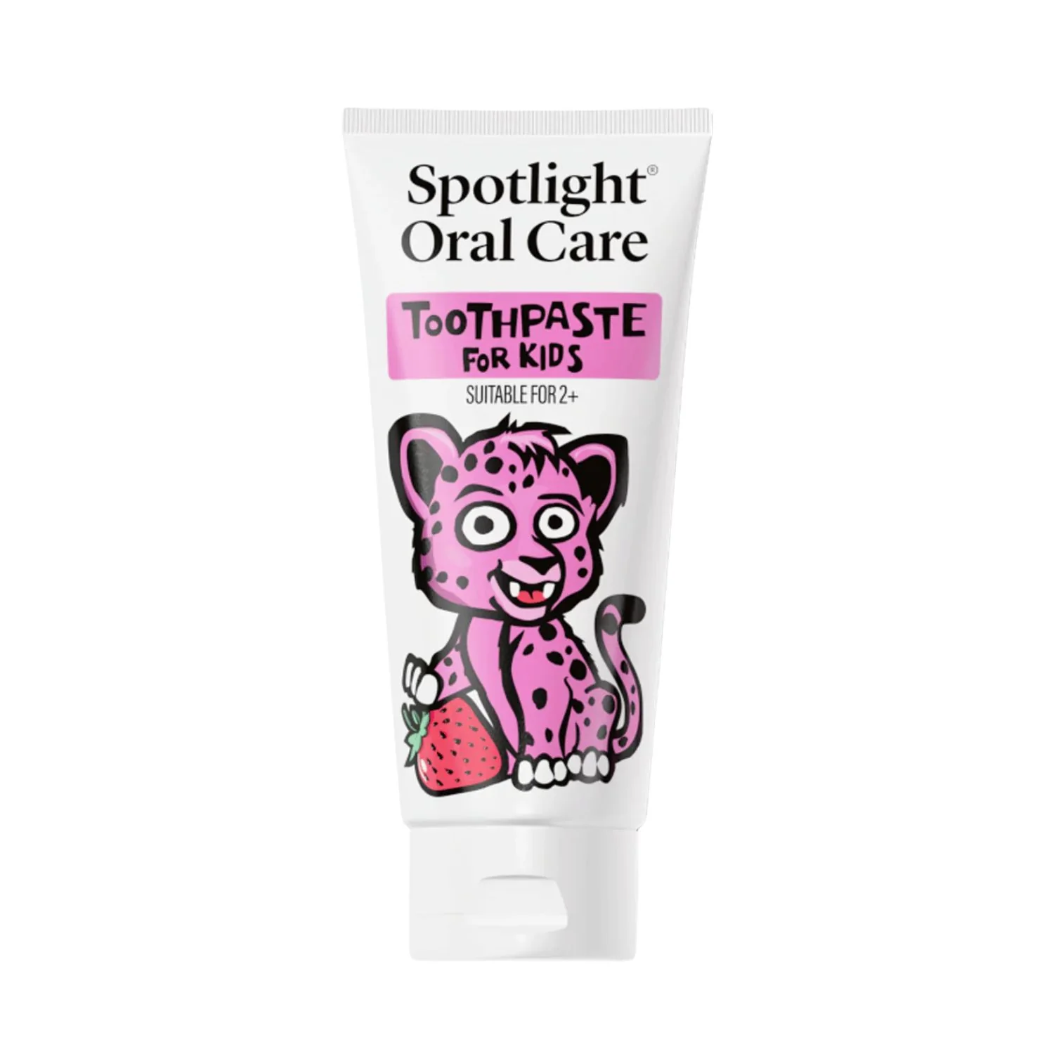 Spotlight Oral Care Kids Cheetah Toothpaste Strawberry Flavour