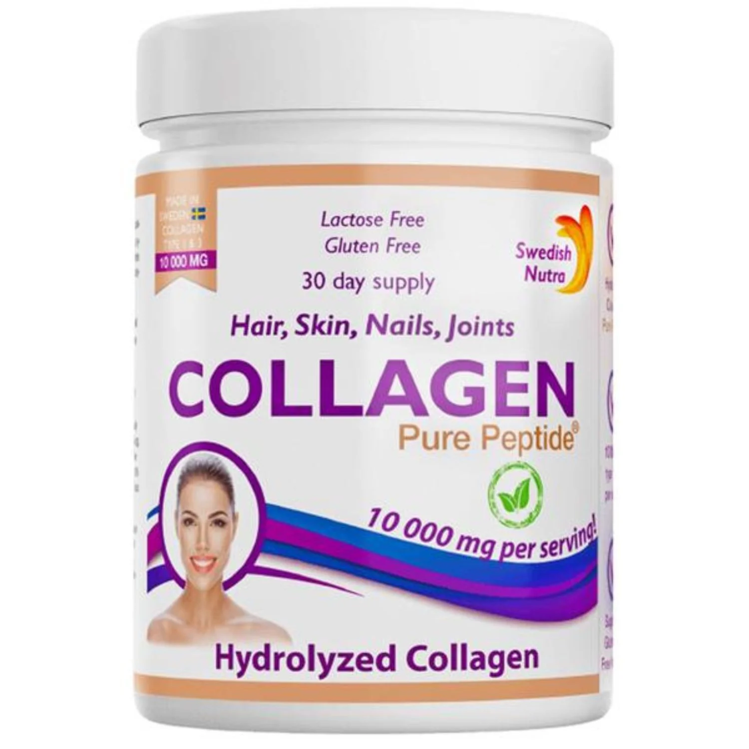 Swedish Nutra Collagen 10,000mg Powder