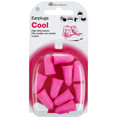 Swedsafe Ear Plugs Foam Cool 5 Pairs