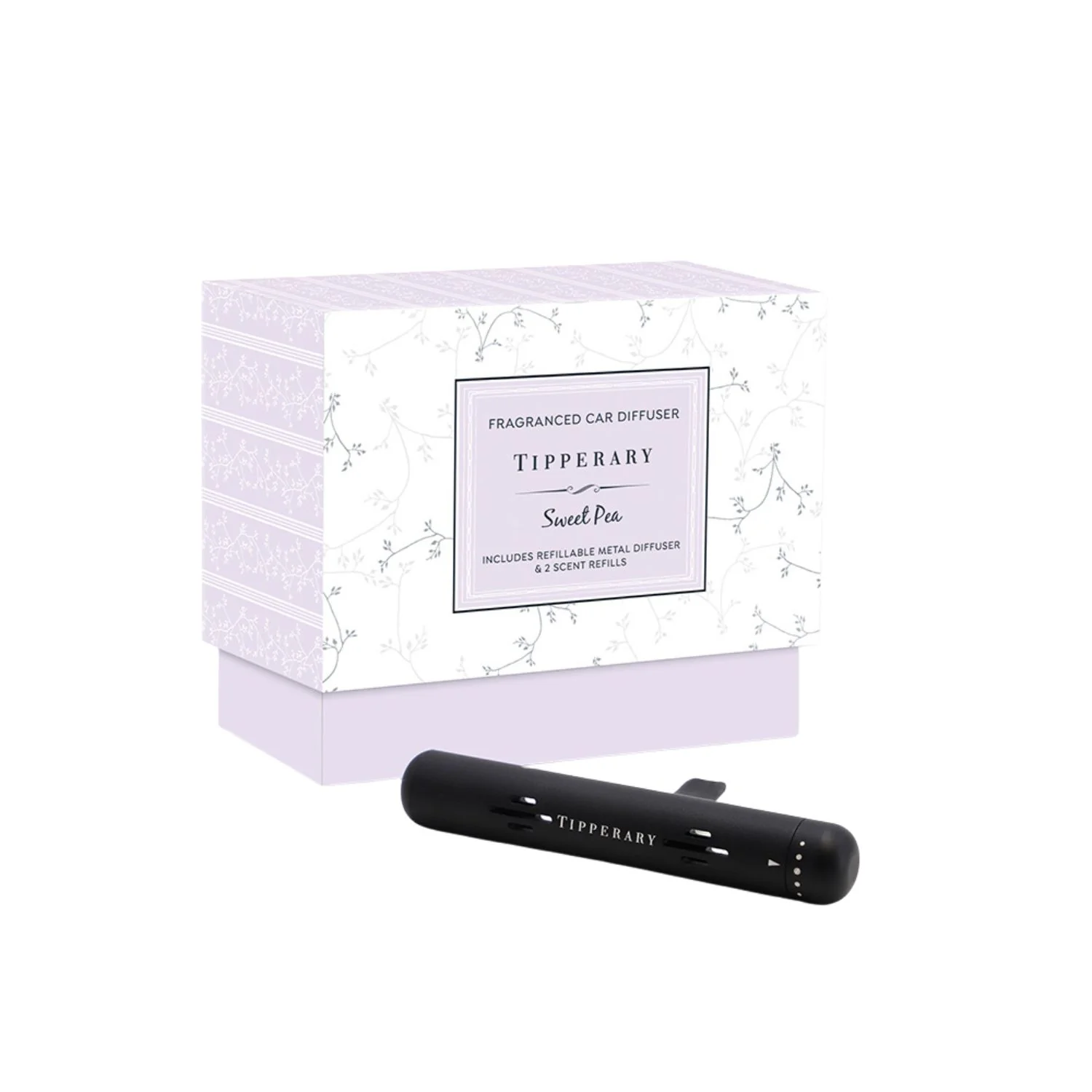 Tipperary Crystal Fragranced Car Diffuser – Sweet Pea
