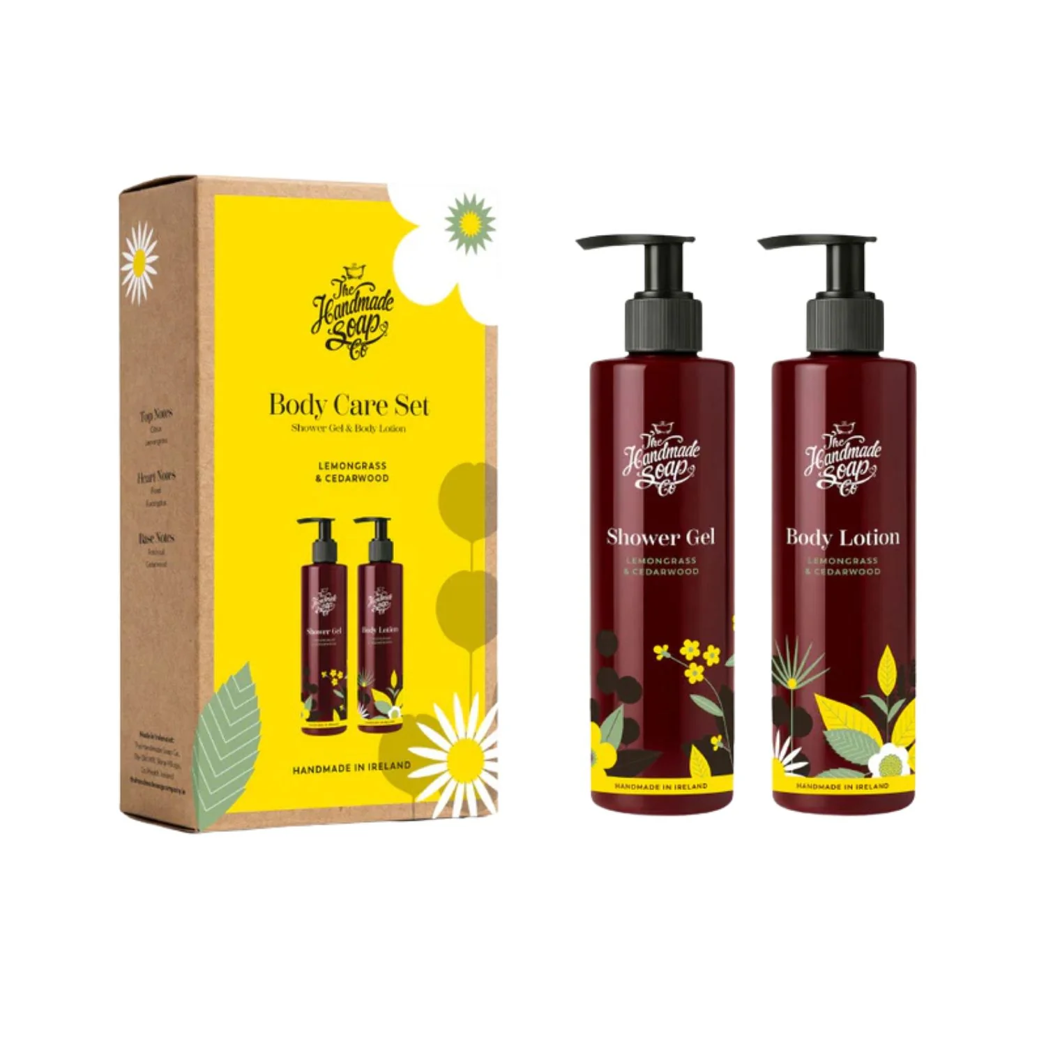 The Handmade Soap Company Body Care Set – Lemongrass & Cedarwood