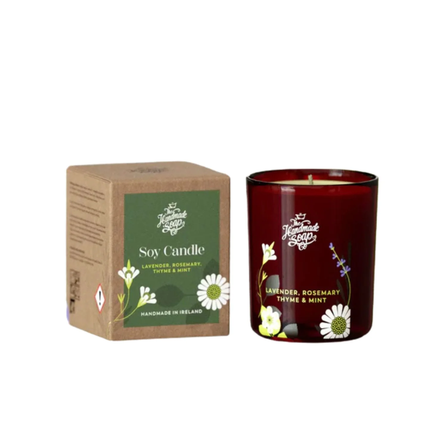 The Handmade Soap Company Scented Soy Candle – Lavender, Rosemary, Thyme & Mint