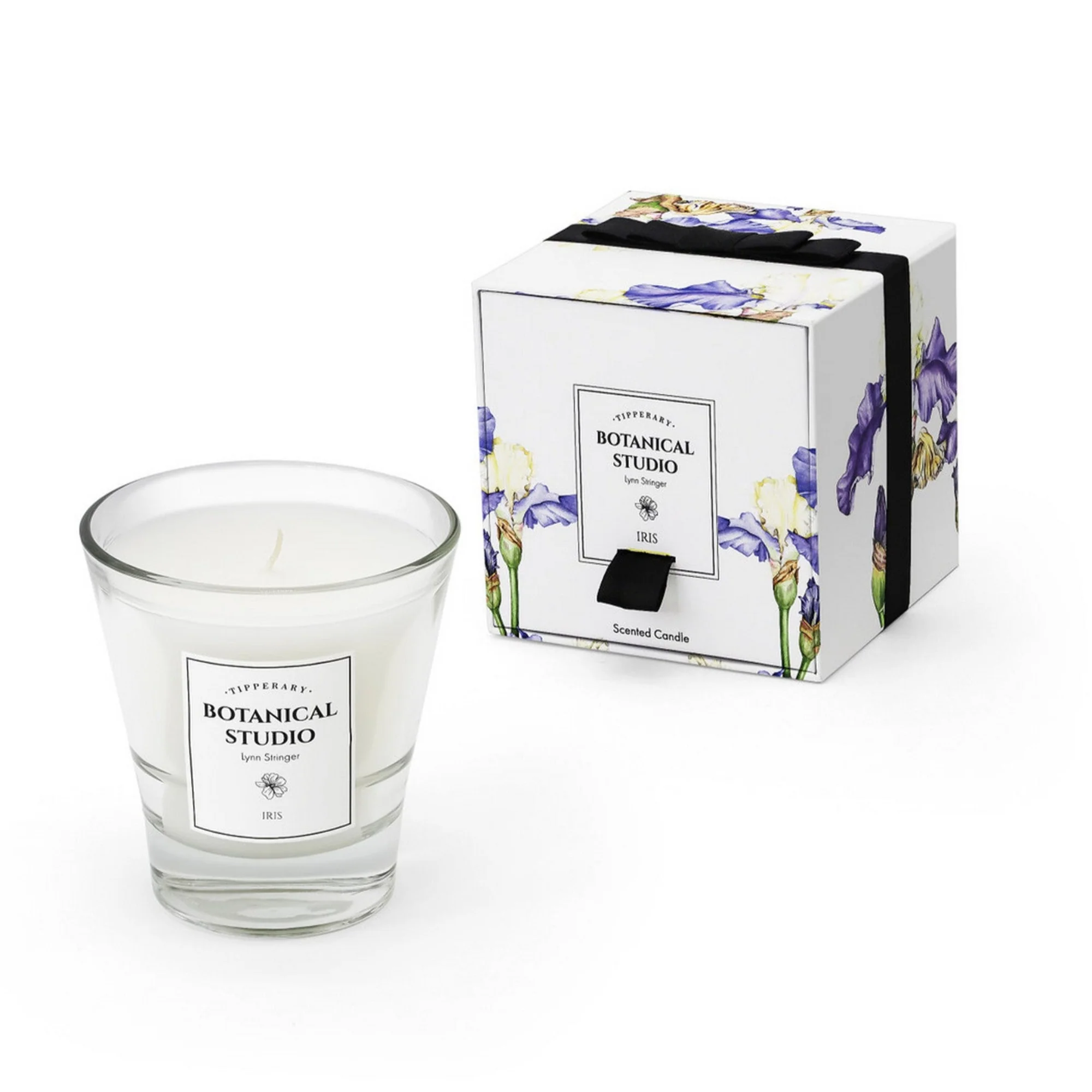 Tipperary Crystal Botanical Studio Candle Iris