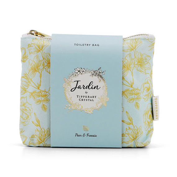 Tipperary Crystal Jardin Toiletry Bag Set – Pear and Freesia