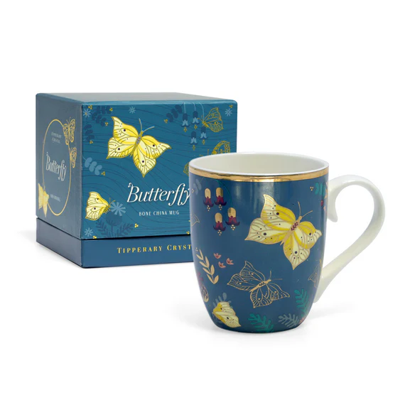 Tipperary Crystal Single Butterfly Mug - Image 2