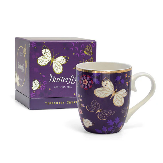Tipperary Crystal Single Butterfly Mug - Image 4