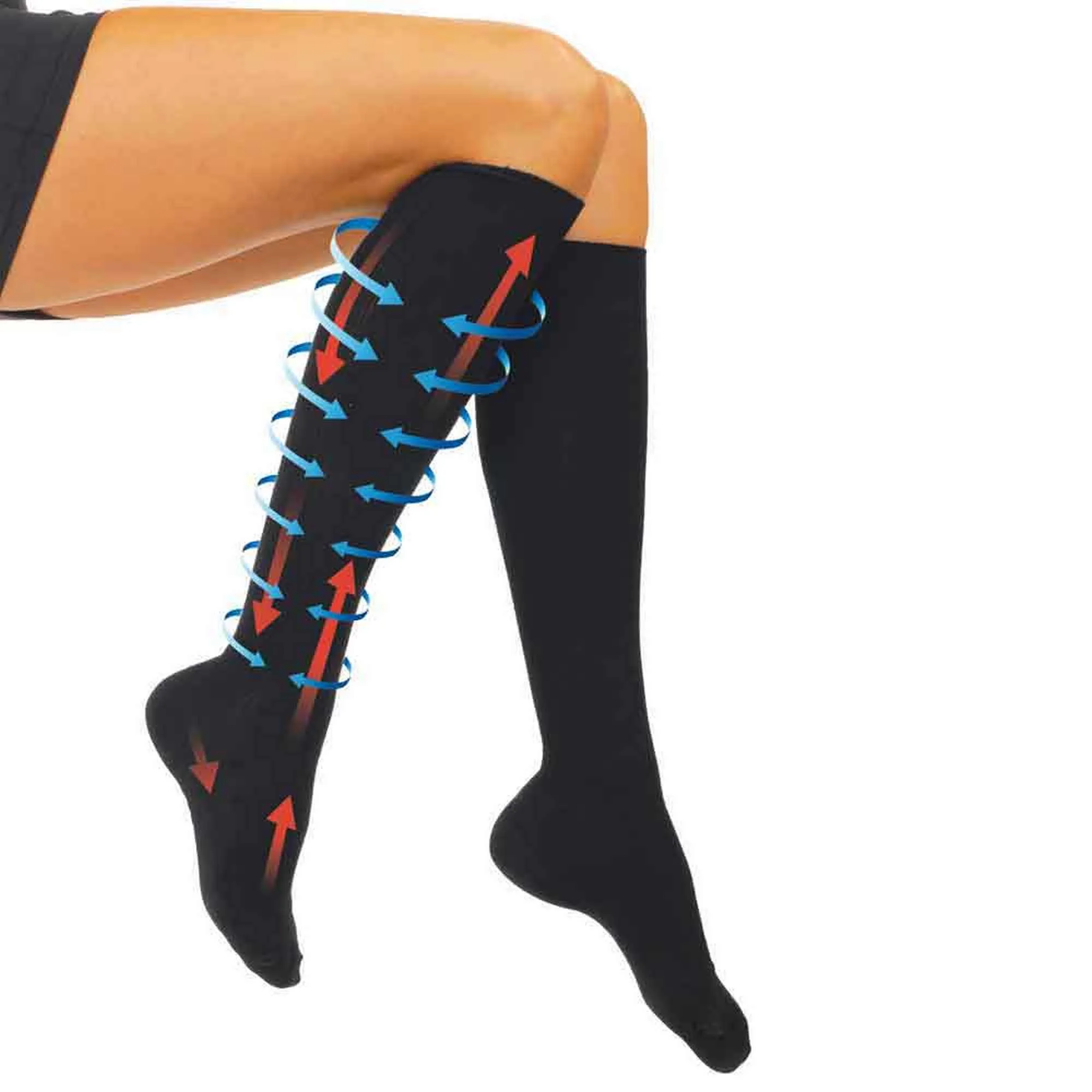 TRAVEL BLUE PRESSURE FLIGHT SOCKS - Image 3