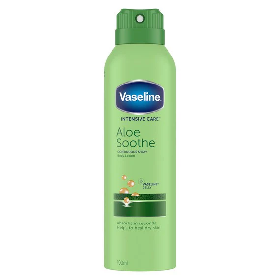 Vaseline Spray & Go Body Moisturiser 190ml - Image 2