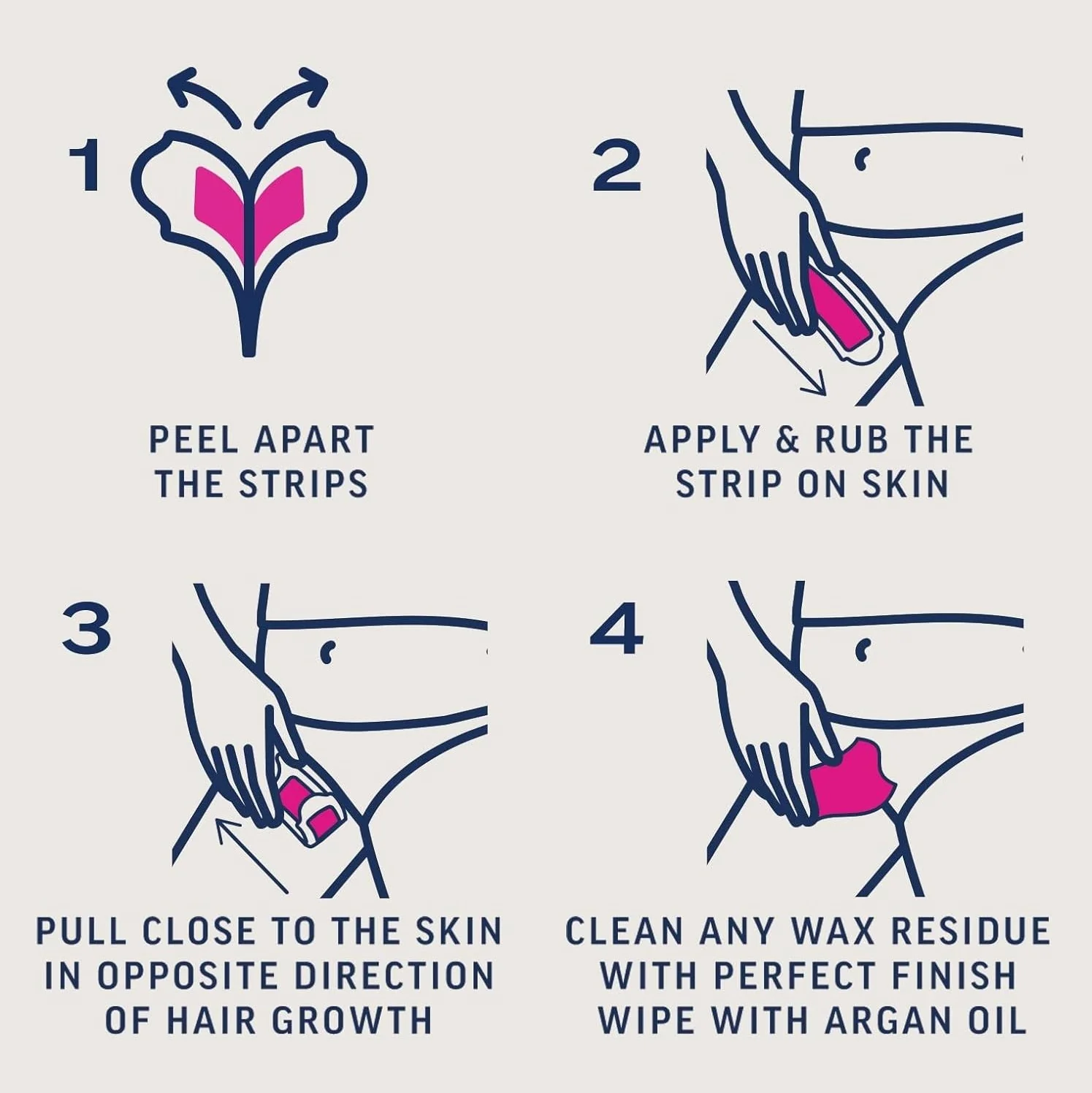 Veet Expert Wax Strips Bikini Sensitive 30S - Image 5