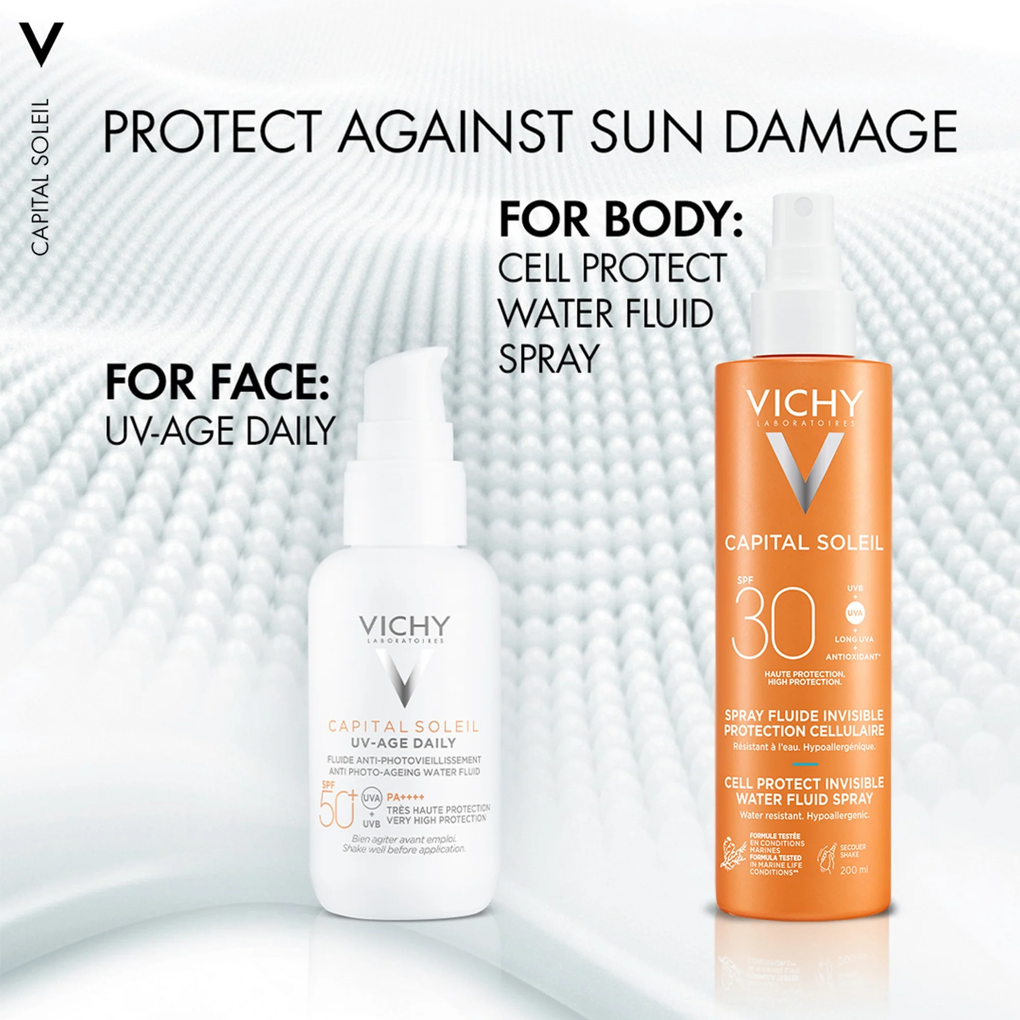 Vichy Capital Soleil Cell Protect Sun Protection Spray SPF30 200ml - Image 4