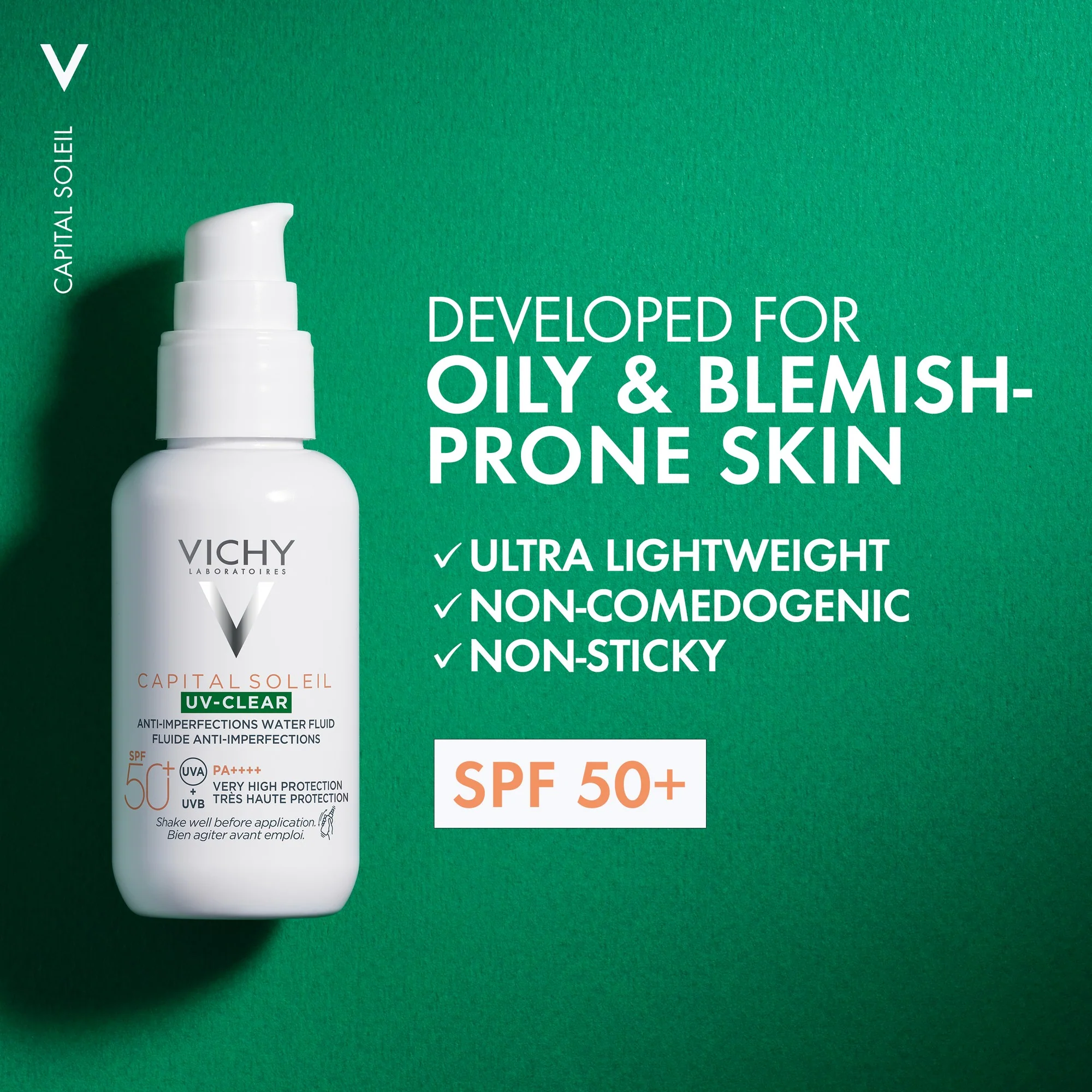 Vichy Capital Soleil UV-Clear SPF50+ Protection for Blemish-Prone Skin 40ml - Image 8