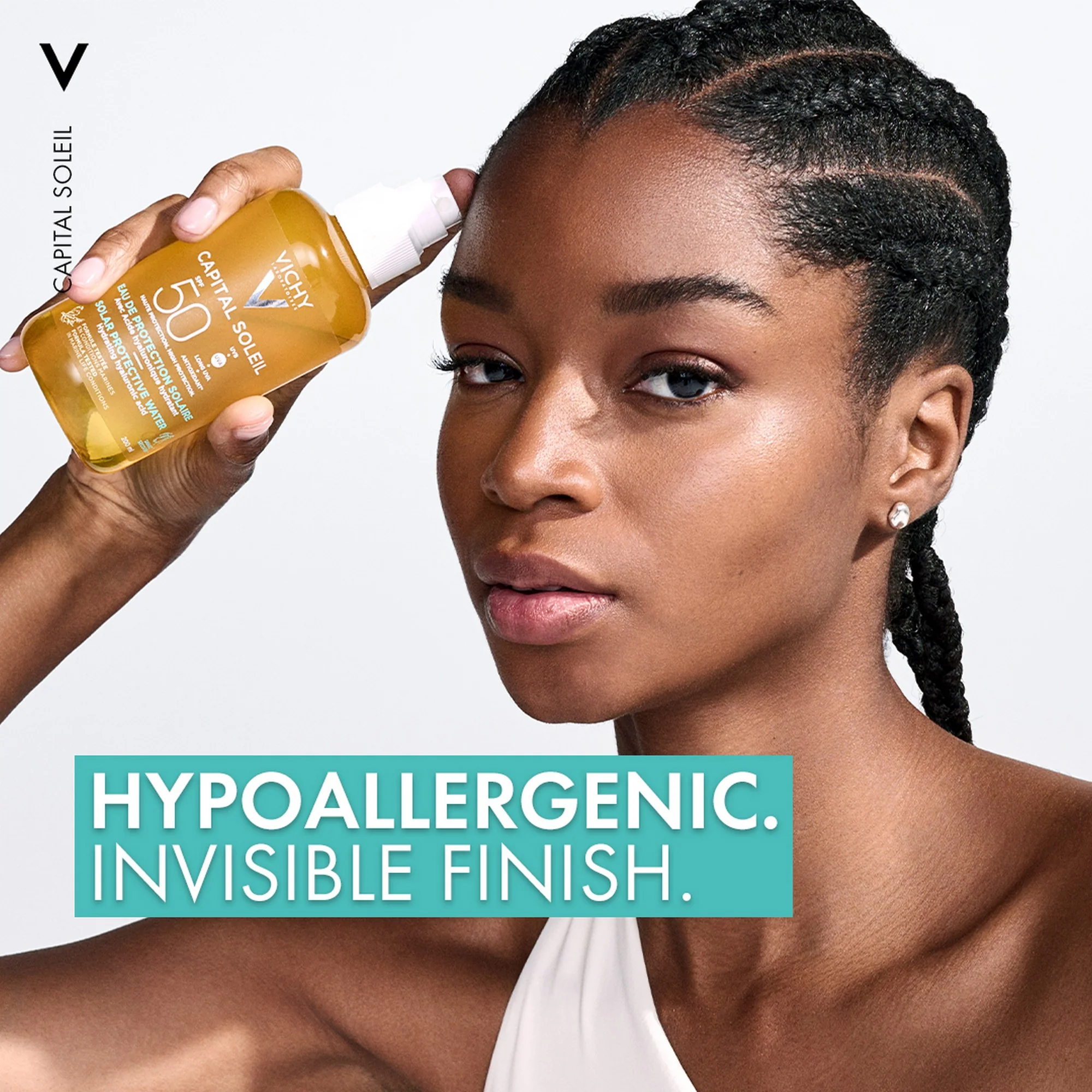 Vichy Capital Soleil Hydrating Solar Protective Water SPF 50 200ml - Image 2