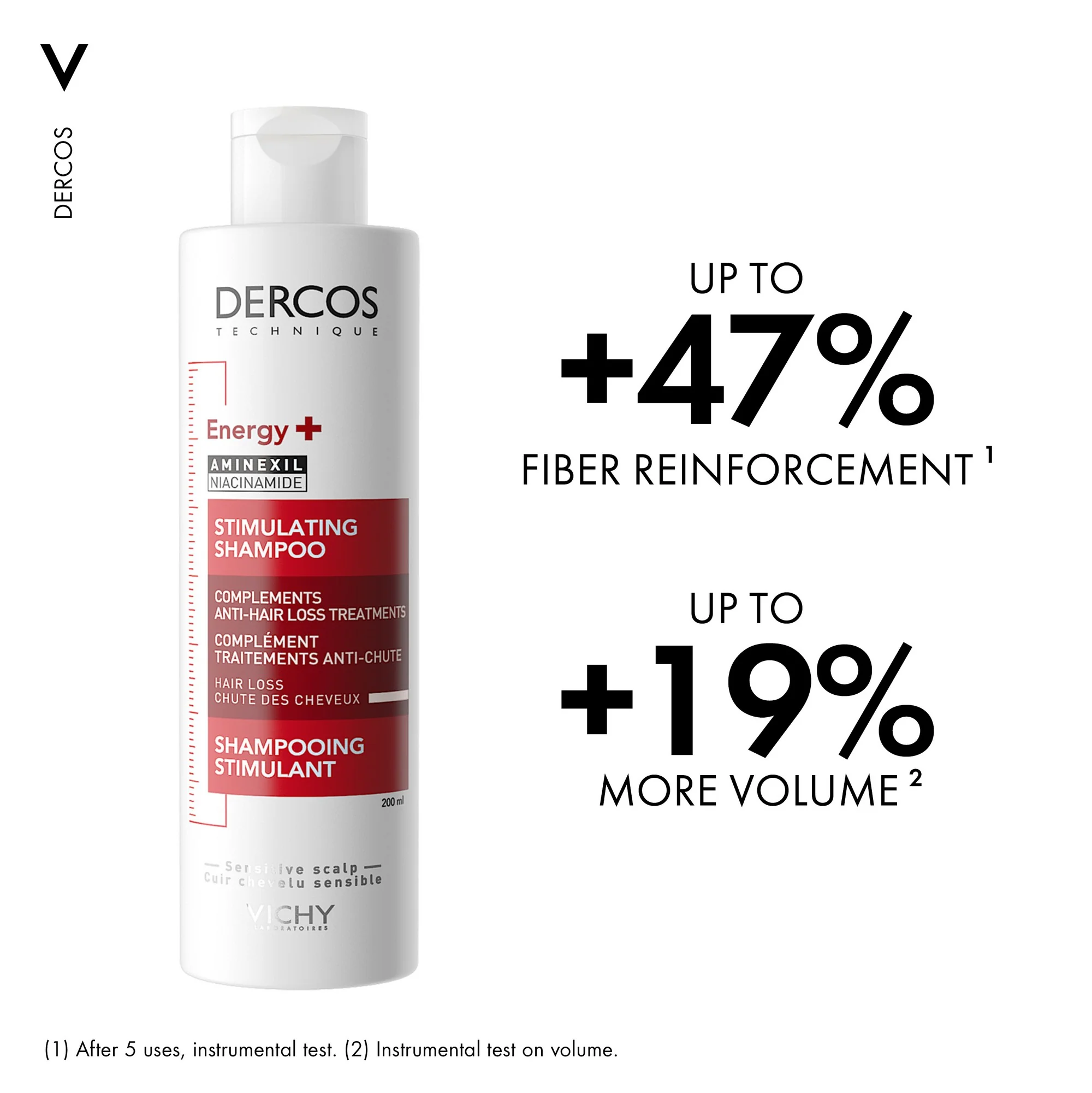 Vichy Dercos Energising Shampoo 200ml - Image 4