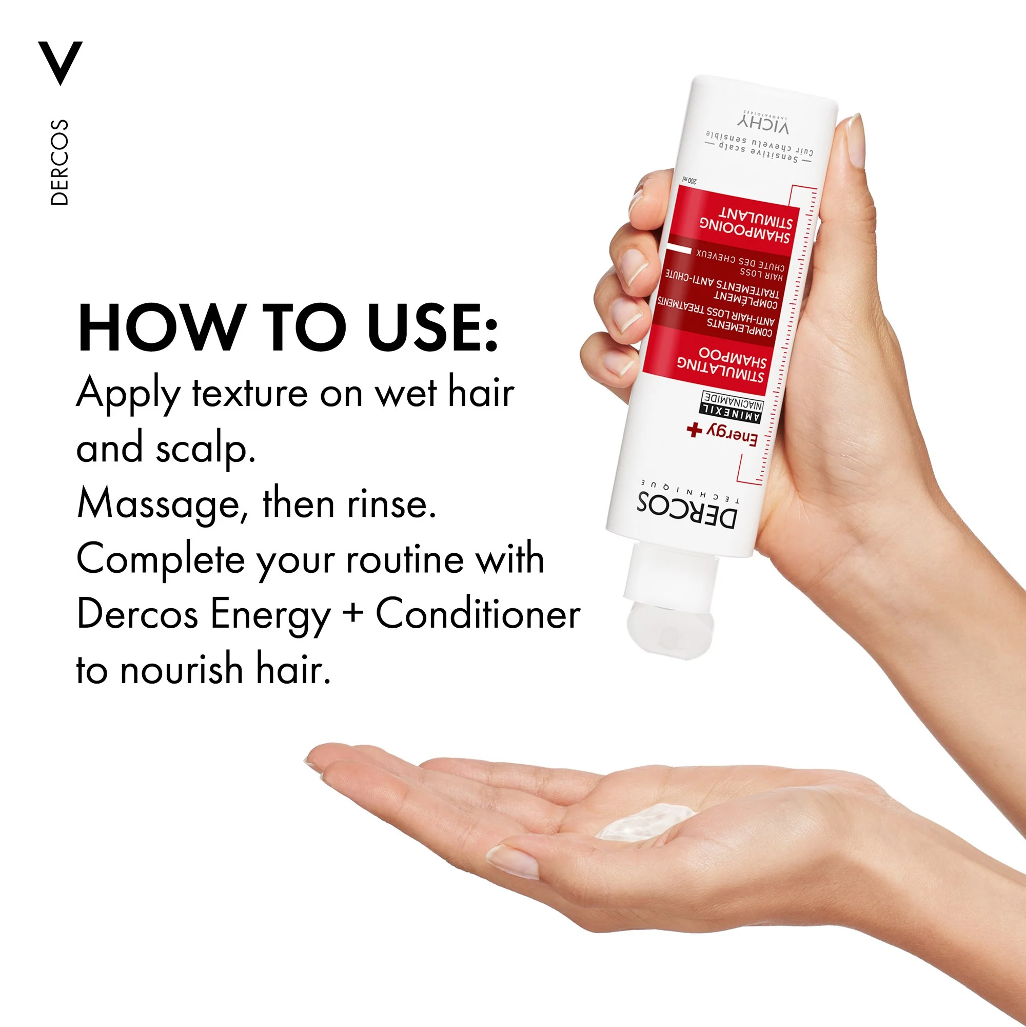 Vichy Dercos Energising Shampoo 200ml - Image 5