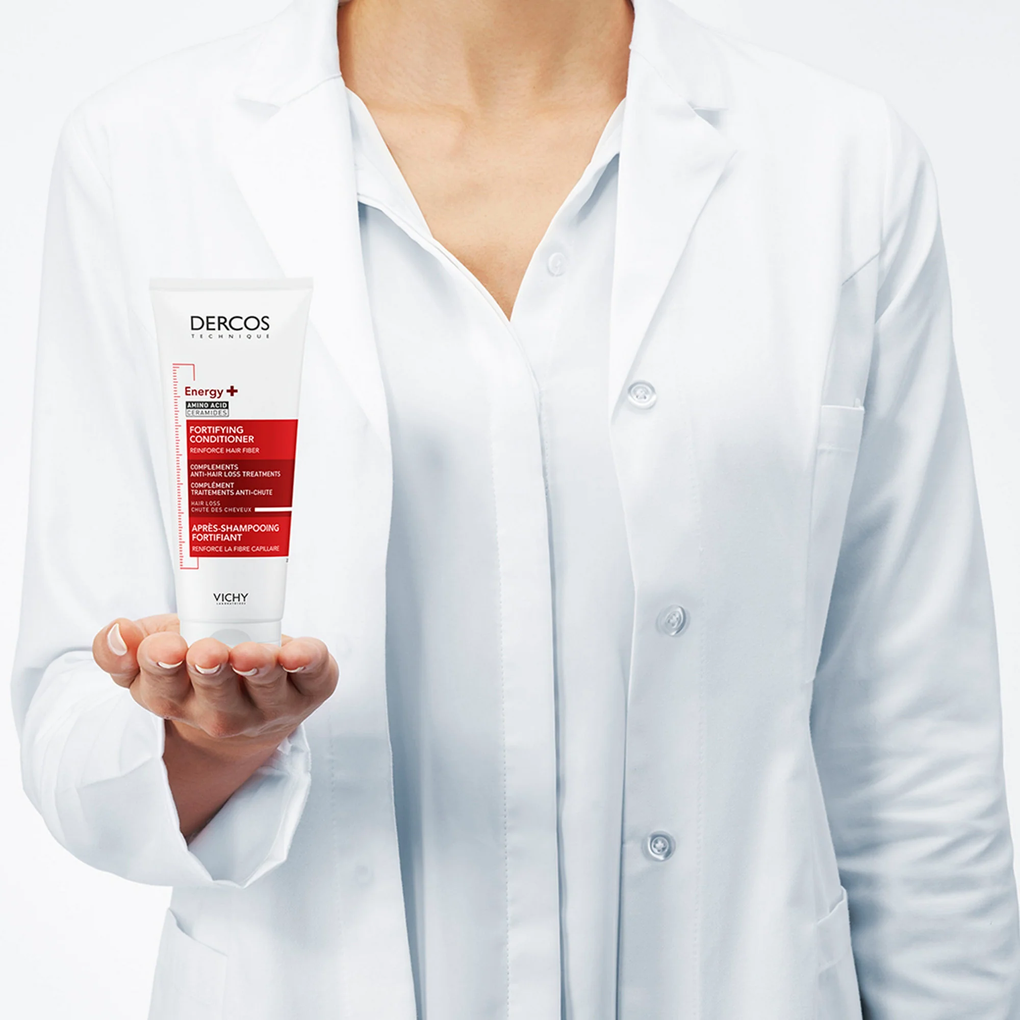 Vichy Dercos Energy+ Fortifying Conditioner for Hair Loss Due to Breakage 200ml - Image 5