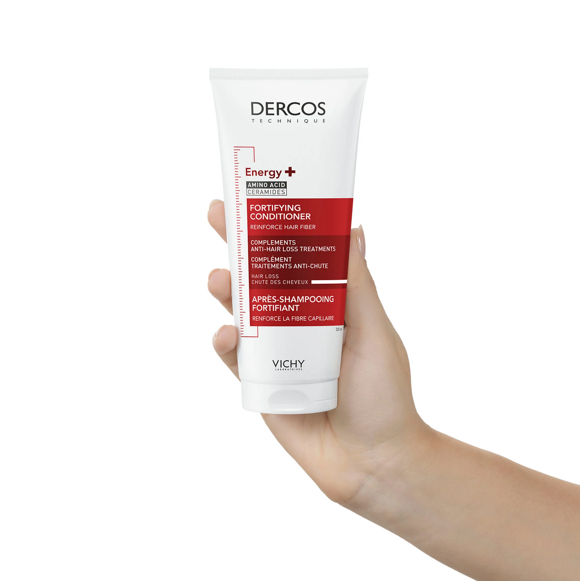 Vichy Dercos Energy+ Fortifying Conditioner for Hair Loss Due to Breakage 200ml - Image 7