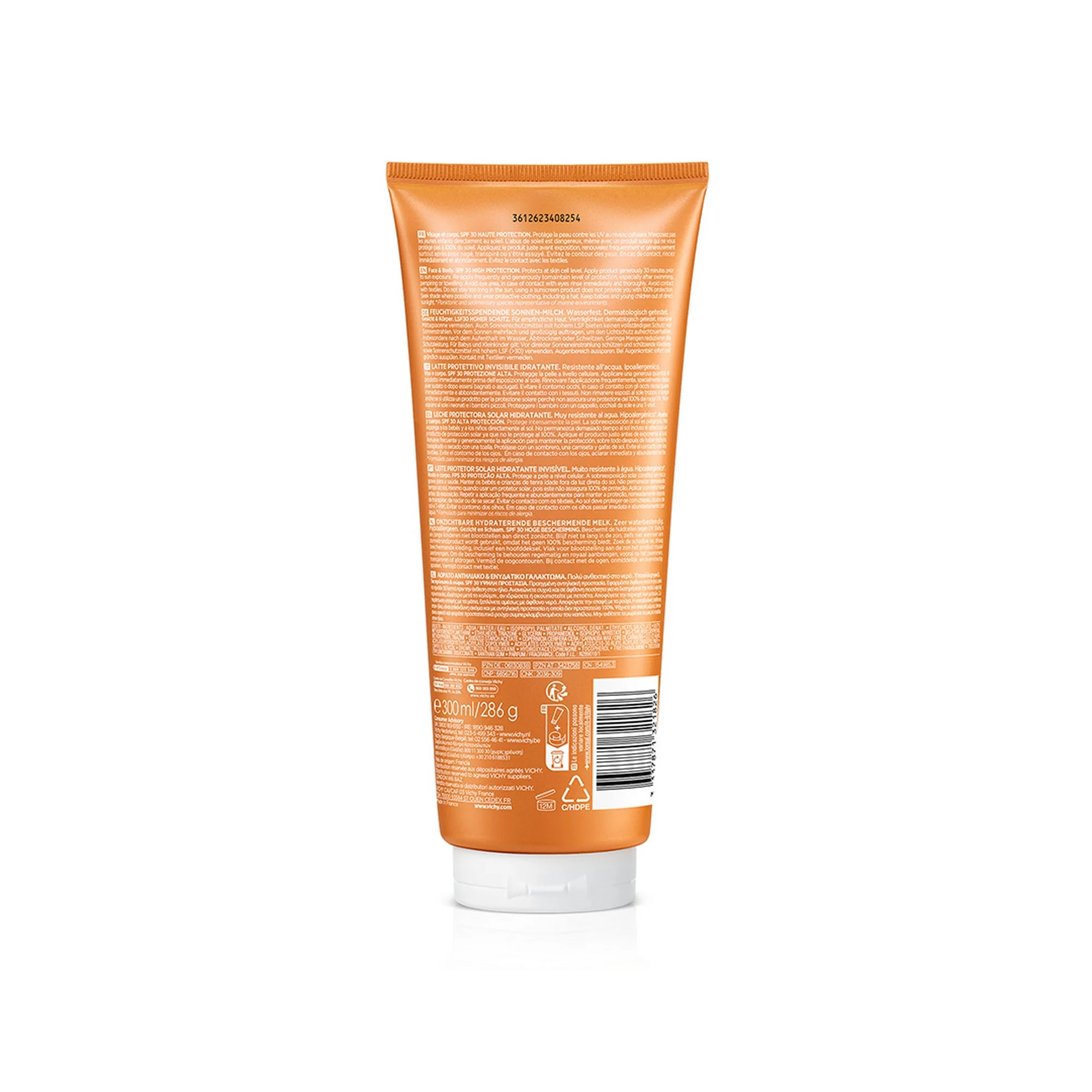 Vichy Capital Soleil Beach Protect Fresh Hydrating Face & Body Milk SPF 30 300ml - Image 6
