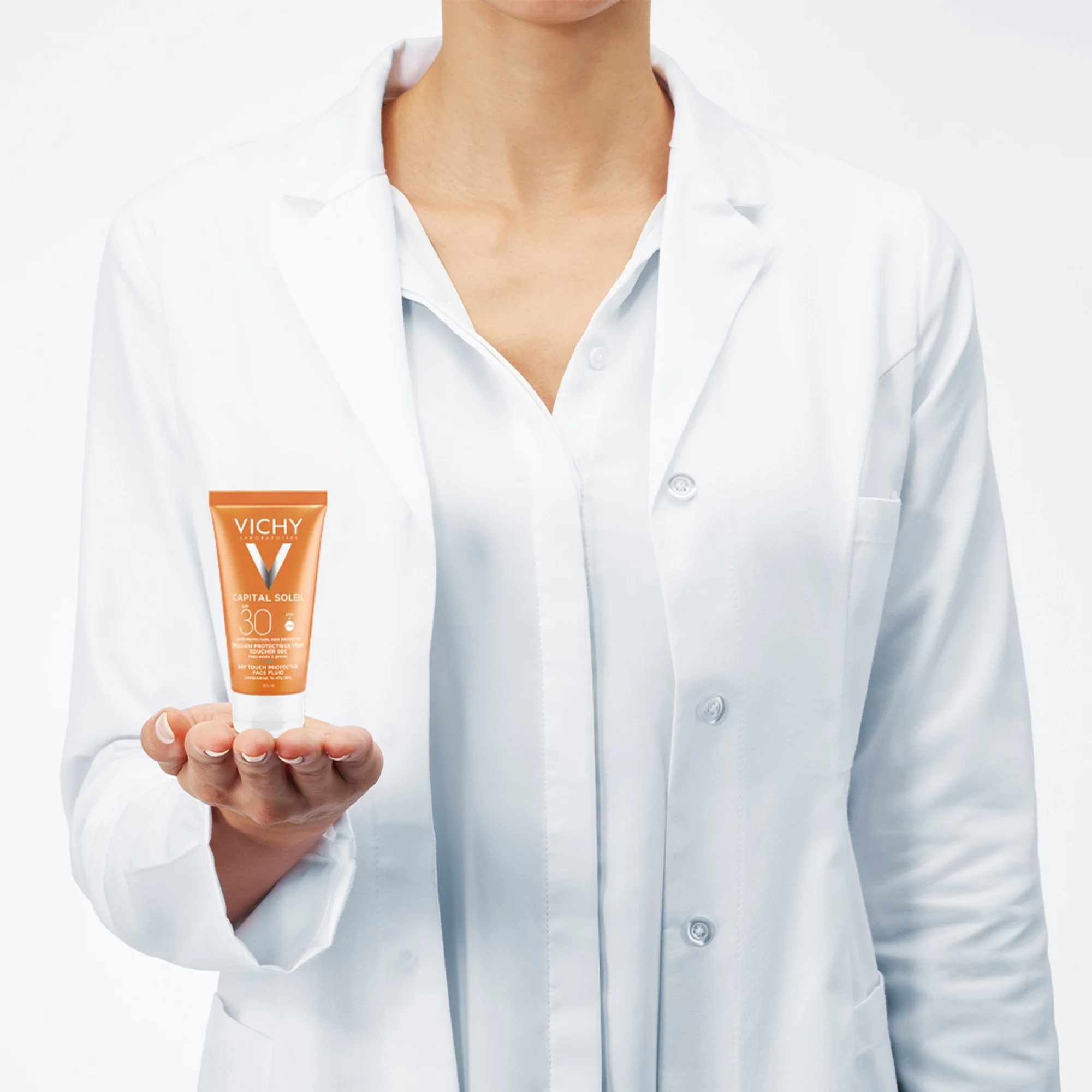 Vichy Capital Soleil Dry Touch Face Liquid SPF30 50ml - Image 4