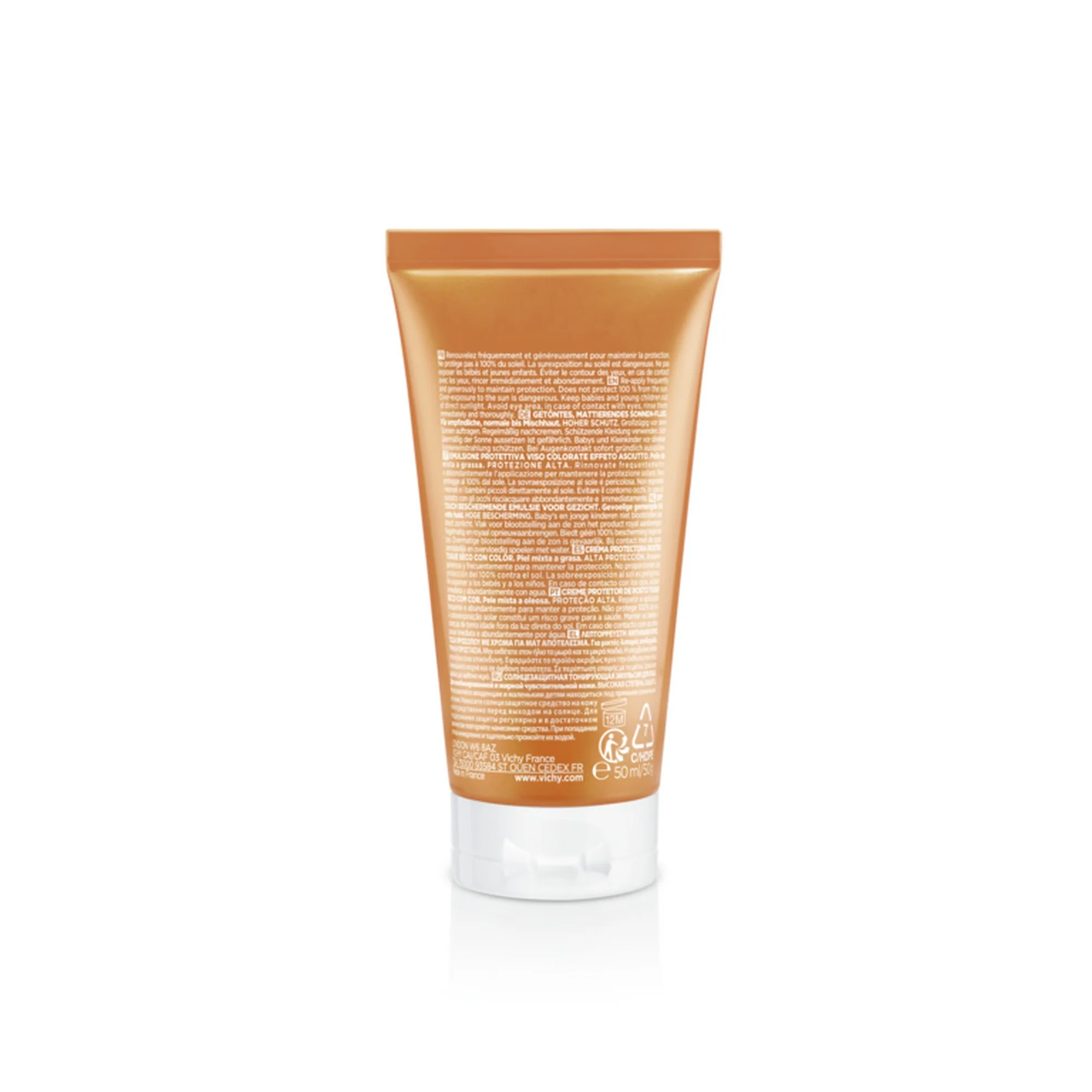 Vichy Capital Soleil Dry Touch Mattifying BB Tinted Sun Protection SPF50 for Face 50ml - Image 3
