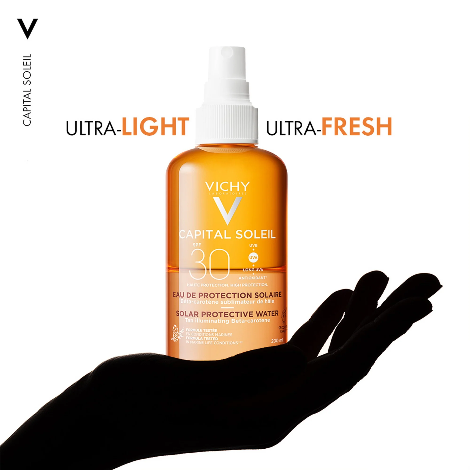 Vichy Ideal Soleil Solar Protecting Water Bronzing Tan SPF30 - 200ml - Image 4