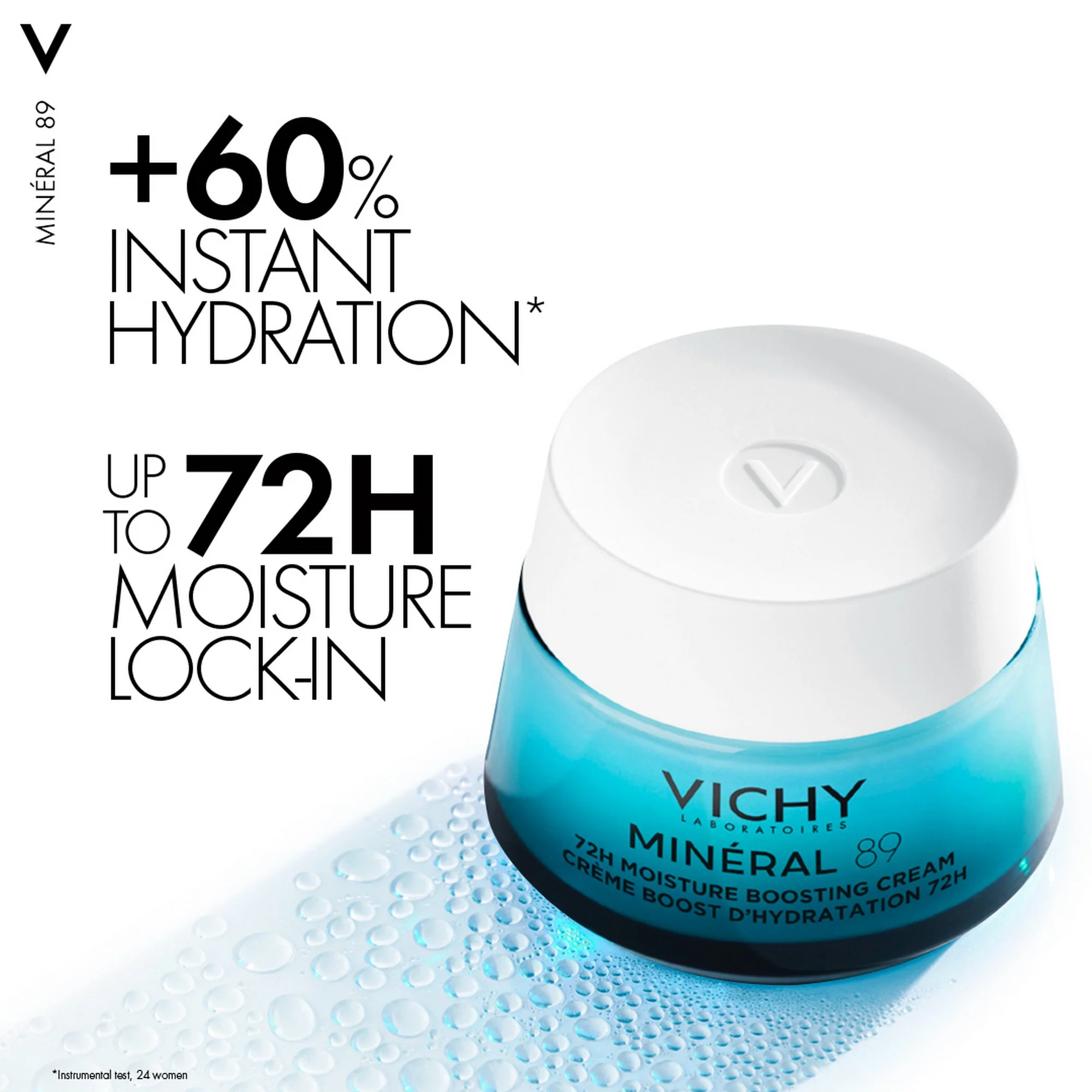 Vichy Mineral 89 72Hour Hyaluronic Acid Moisture Boosting Cream 50ml - Image 3