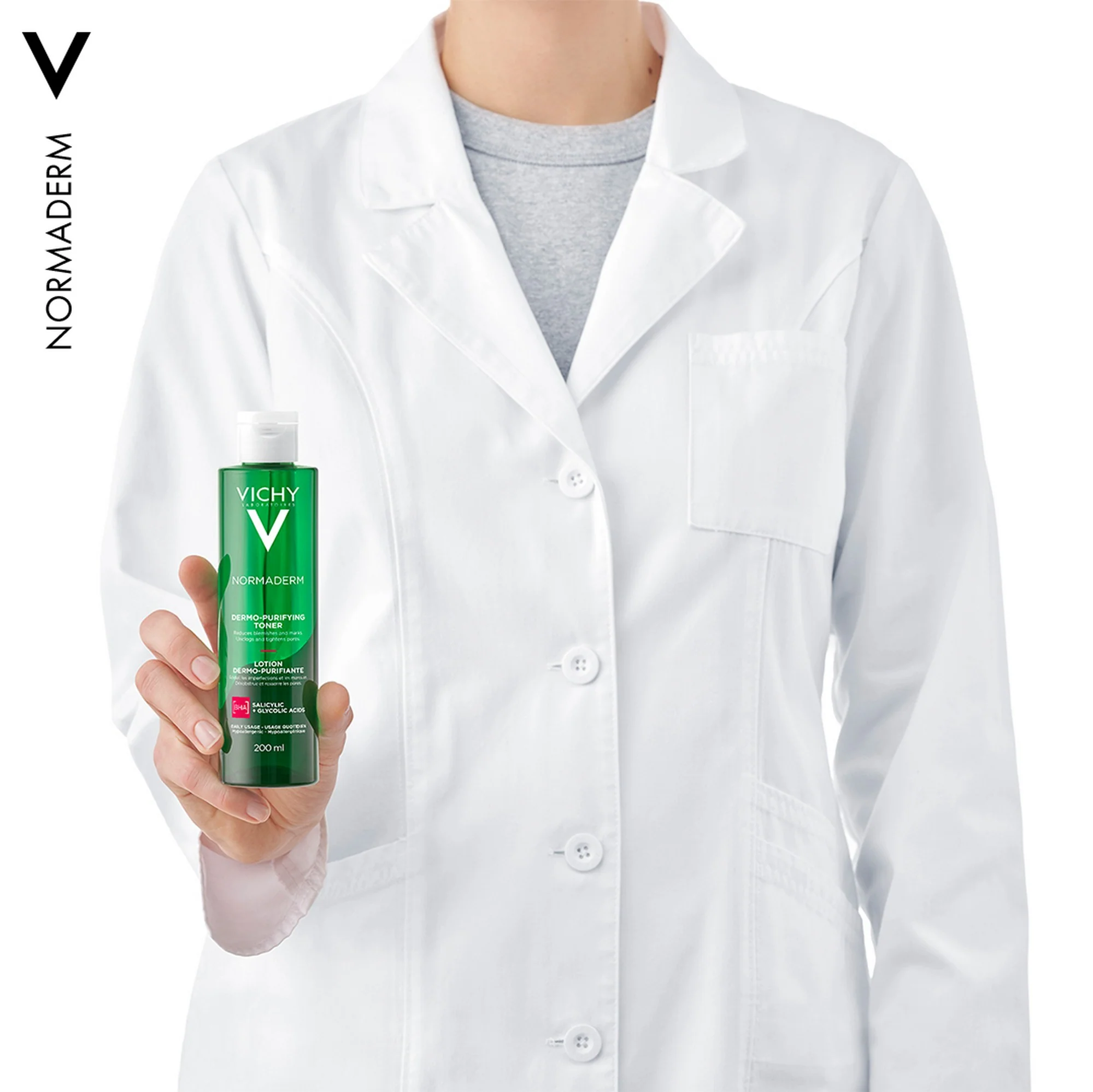Vichy Normaderm Purifying Astringent Lotion Toner 200ml - Image 6