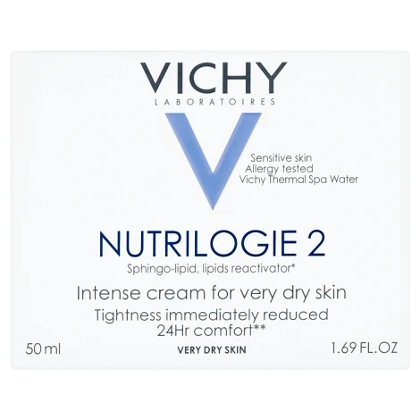 Vichy Nutrilogie 2 Intense Cream for Very Dry Skin 50ml