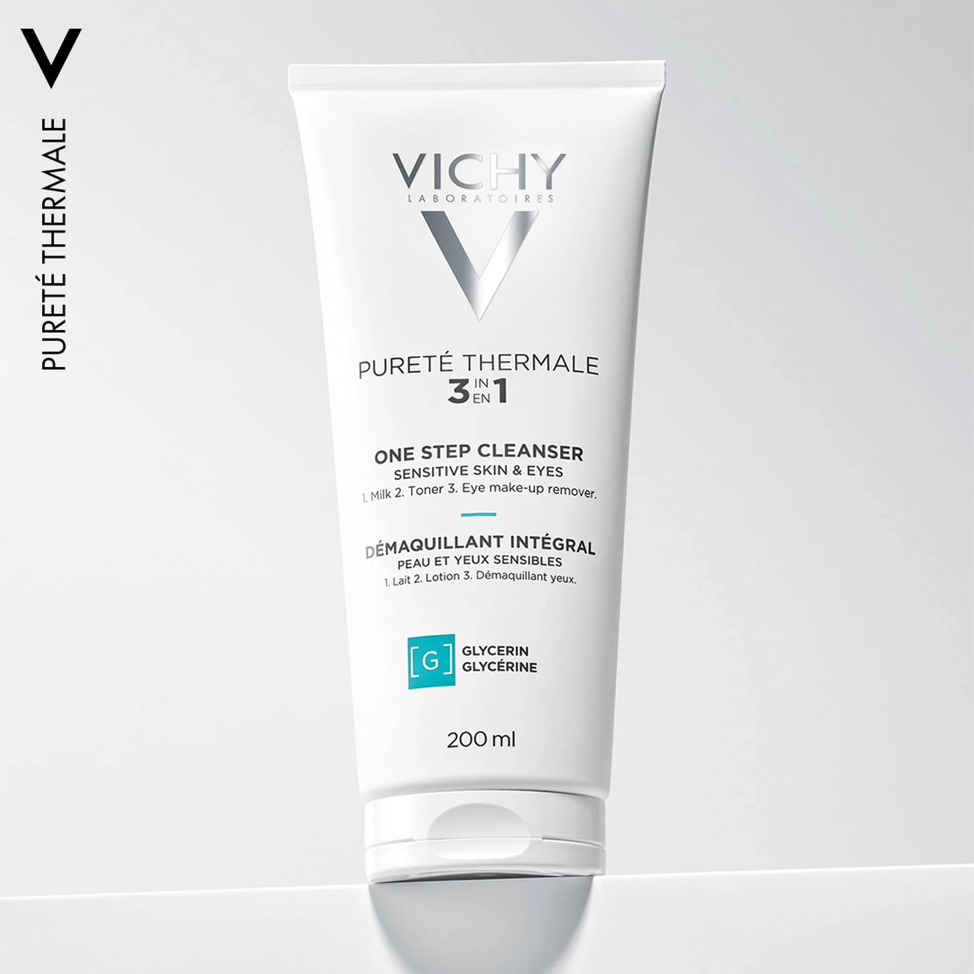 Vichy Purete Thermale 3 in 1 One Step Cleanser 200ml - Image 3
