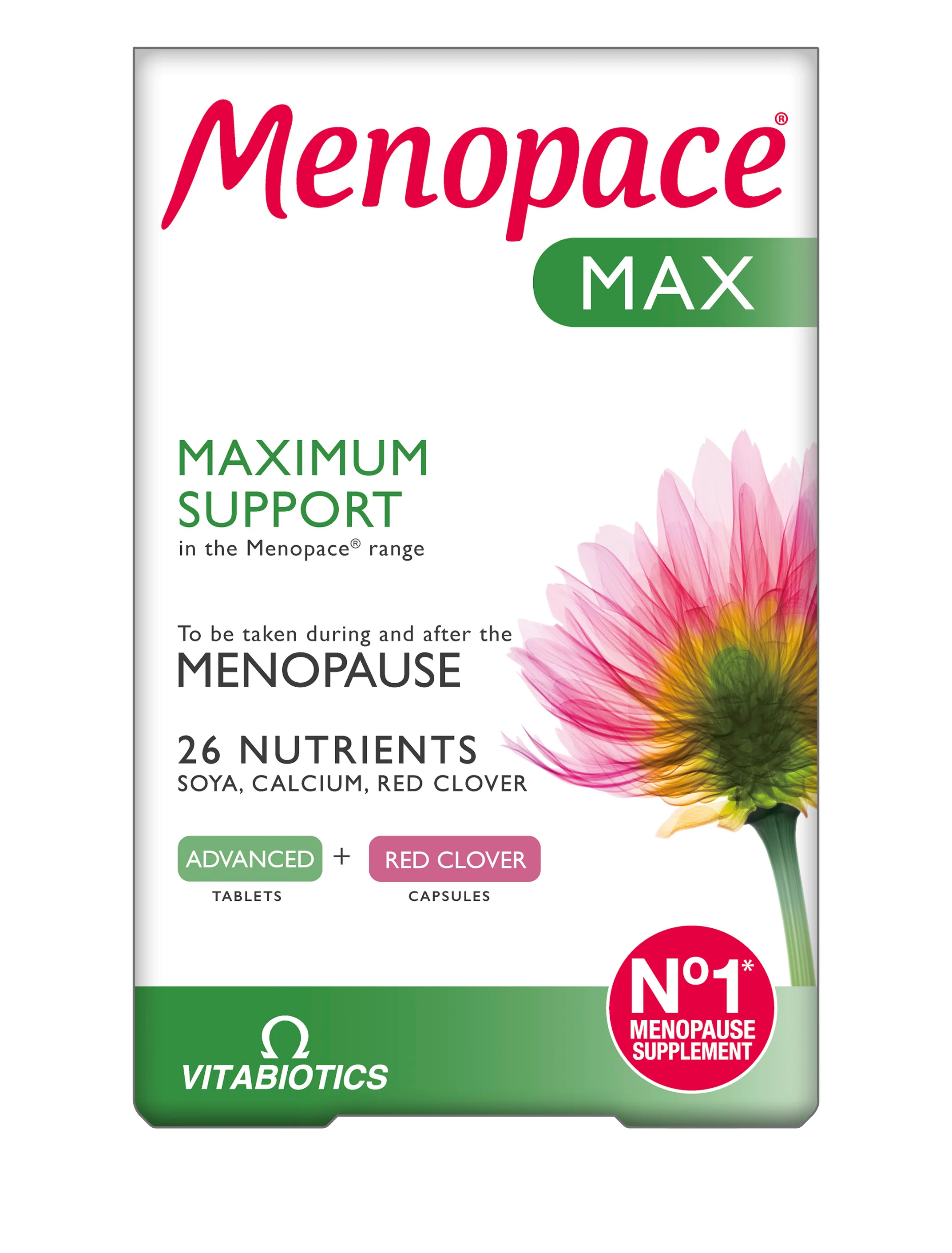 VITABIOTICS MENOPACE MAX CAPSULES 84S