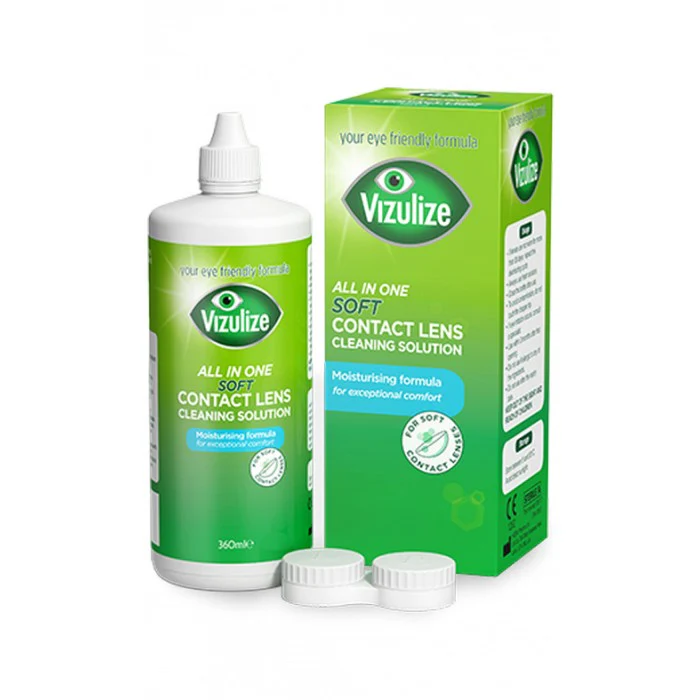 Vizulize All in One Superior Contact Lens Cleaning Solution 360ml