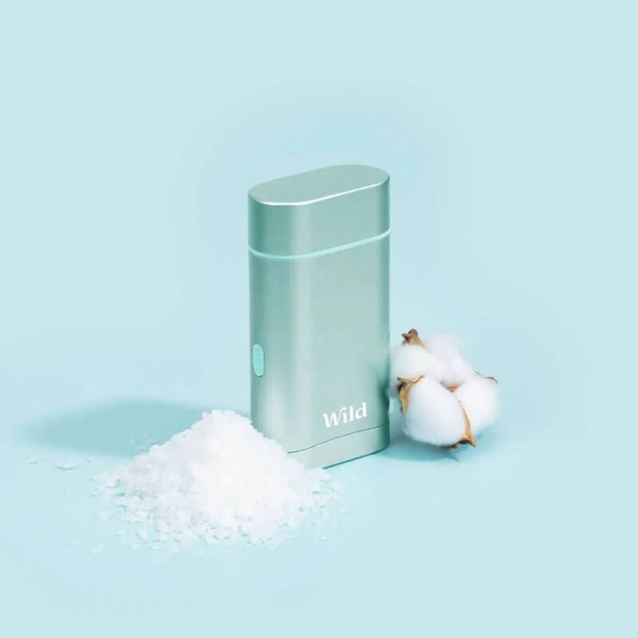 Wild Refillable Natural Deodorant Starter Pack - Fresh Cotton & Sea Salt - Image 3