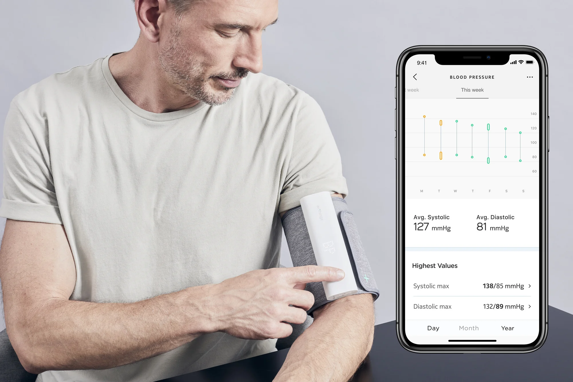 Withings Bpm Connect Wi-Fi Smart Blood Pressure Monitor - Image 3