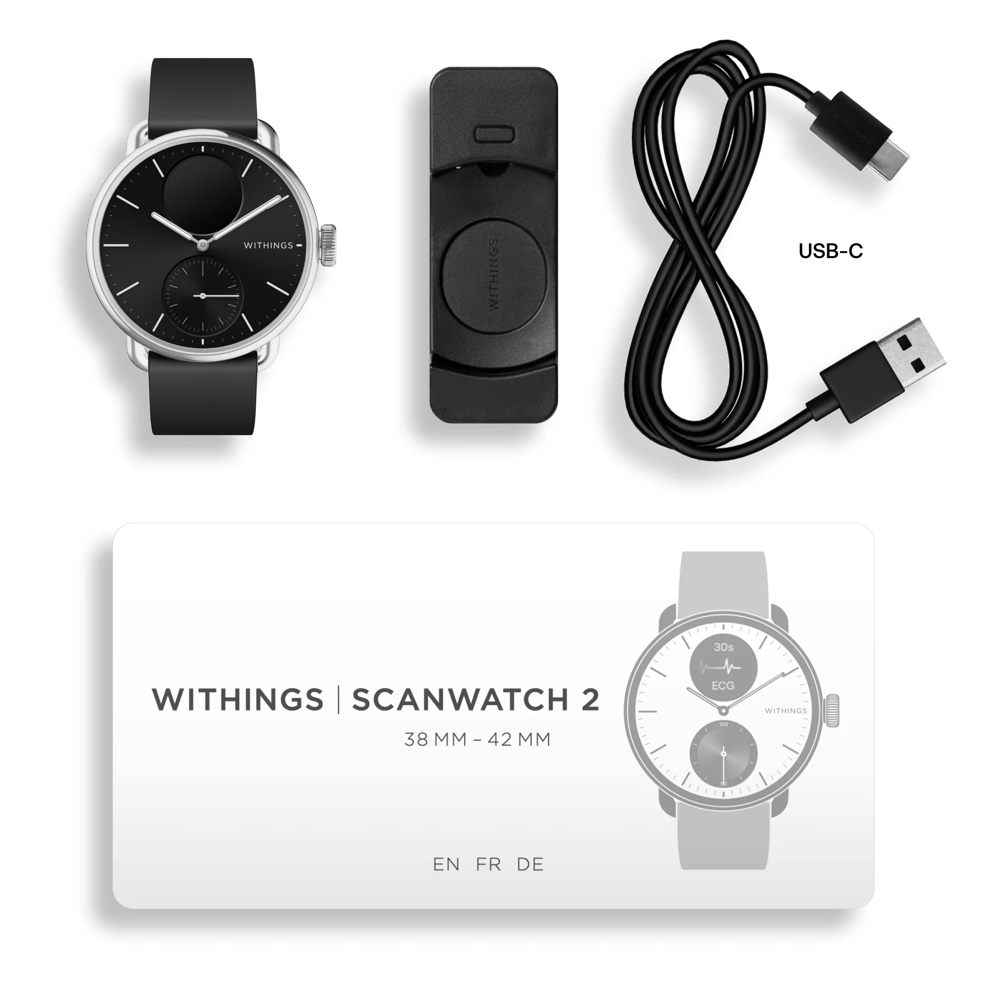 Withings Scanwatch 2 38Mm Black - Image 10