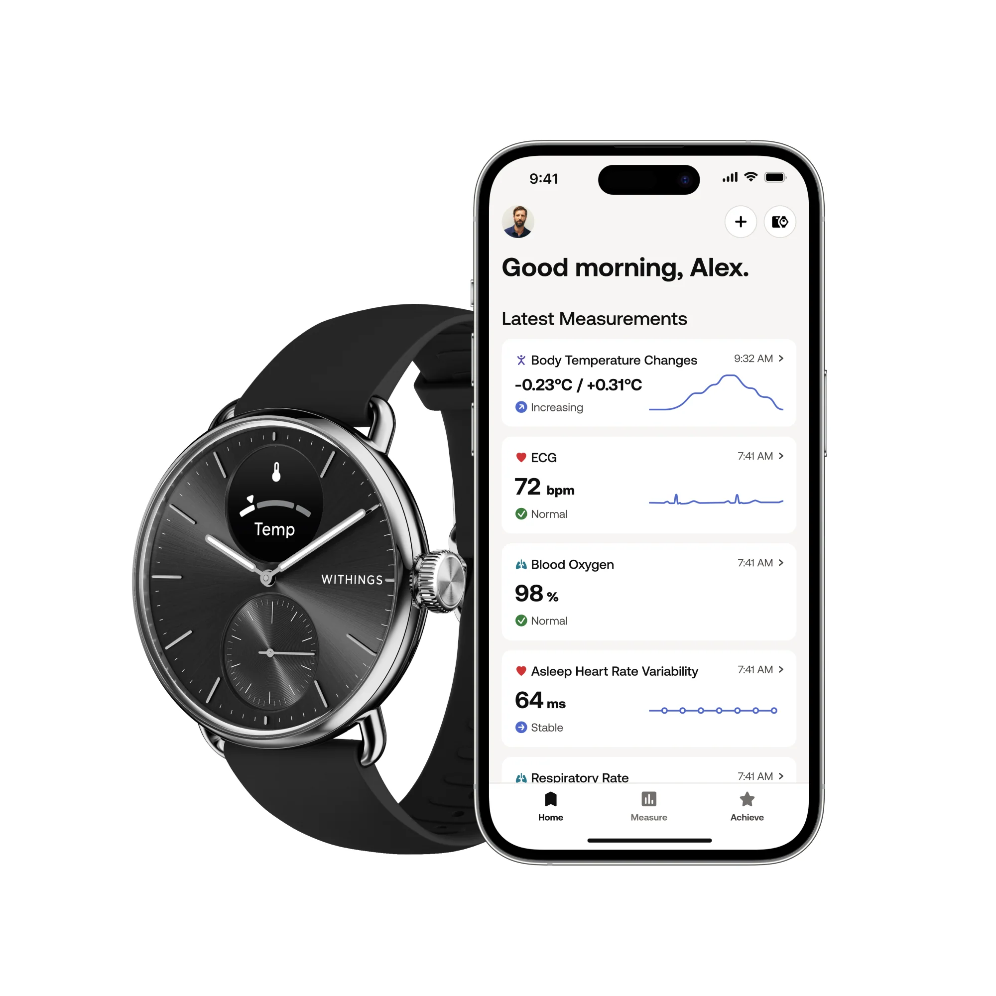 Withings Scanwatch 2 38Mm Black - Image 2