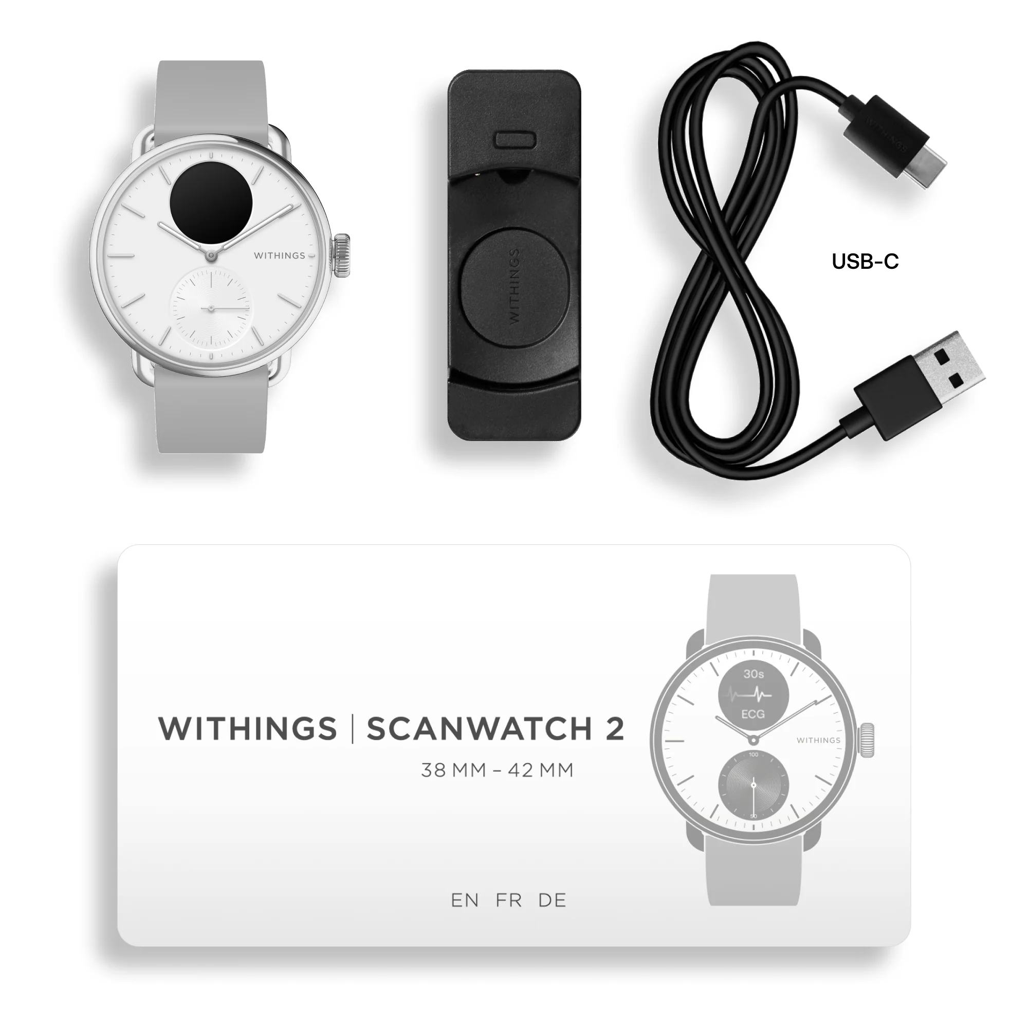 Withings Scanwatch 2 38Mm White - Image 10
