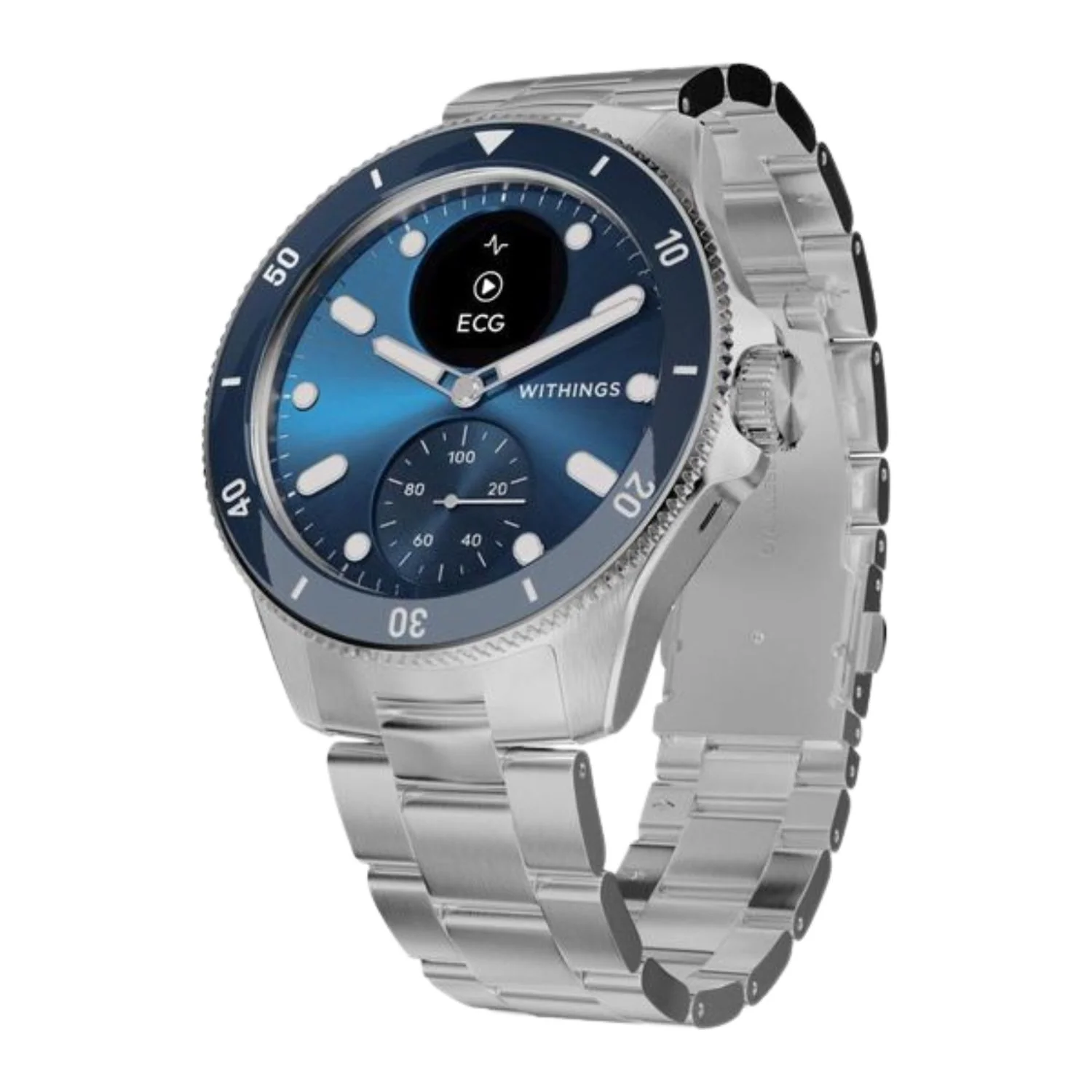 Withings ScanWatch Nova Hybrid Smartwatch – Blue