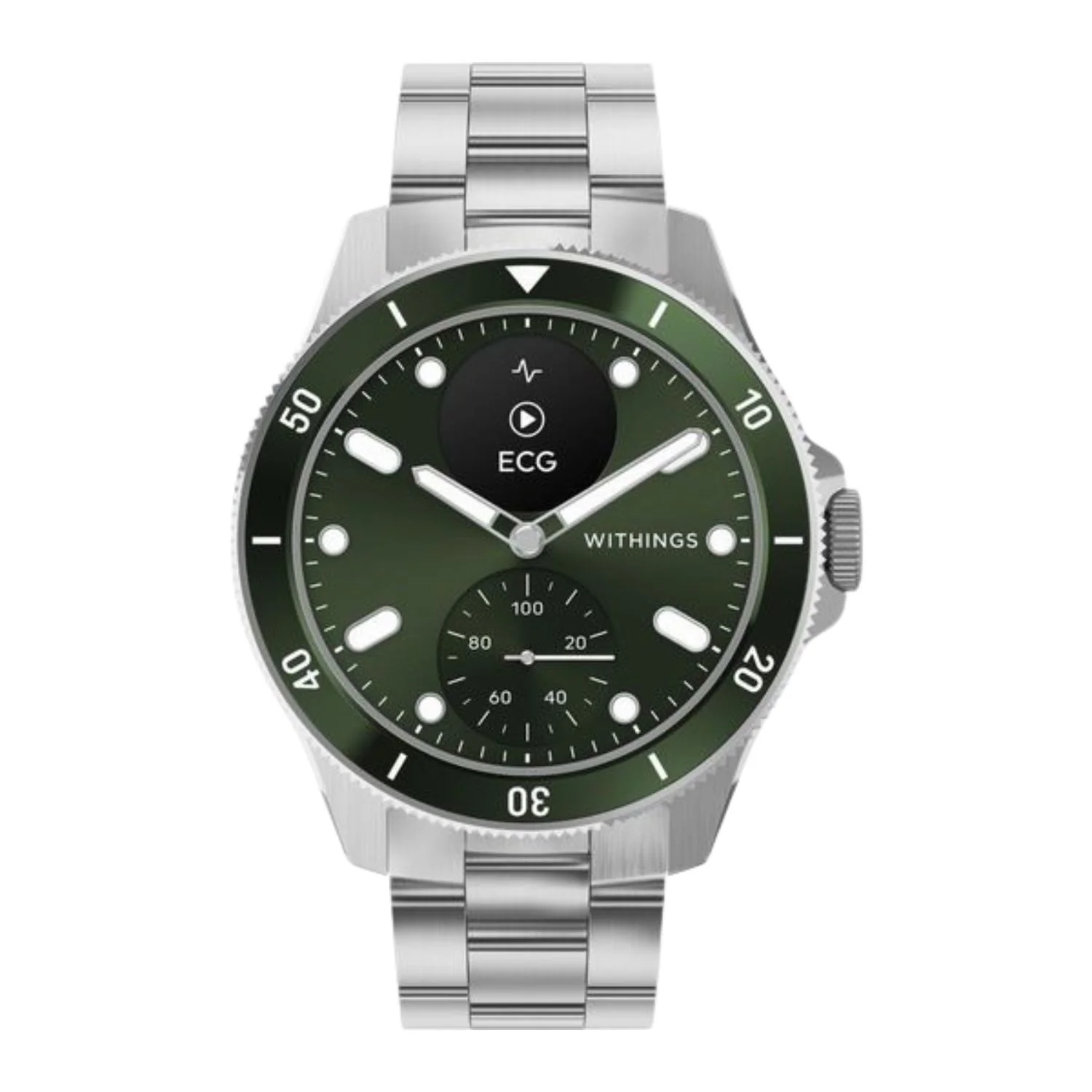 Withings ScanWatch Nova Hybrid Smartwatch – Green - Image 2