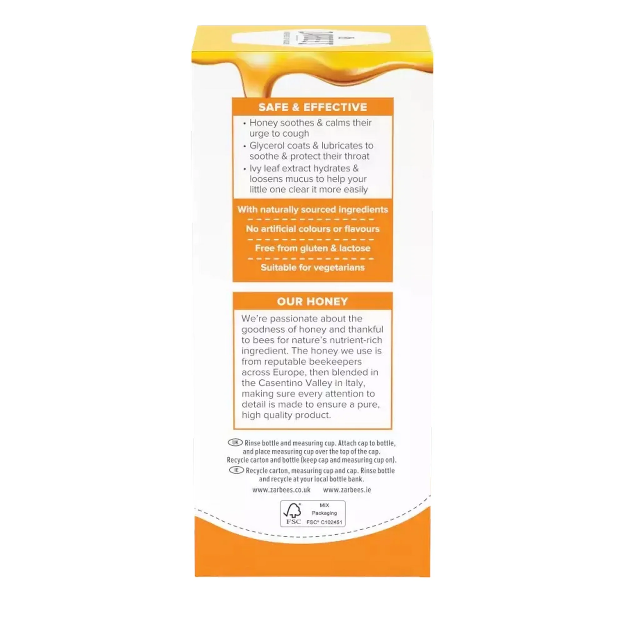 Zarbees Kids Cough And Sore Throat 100ML - Image 3