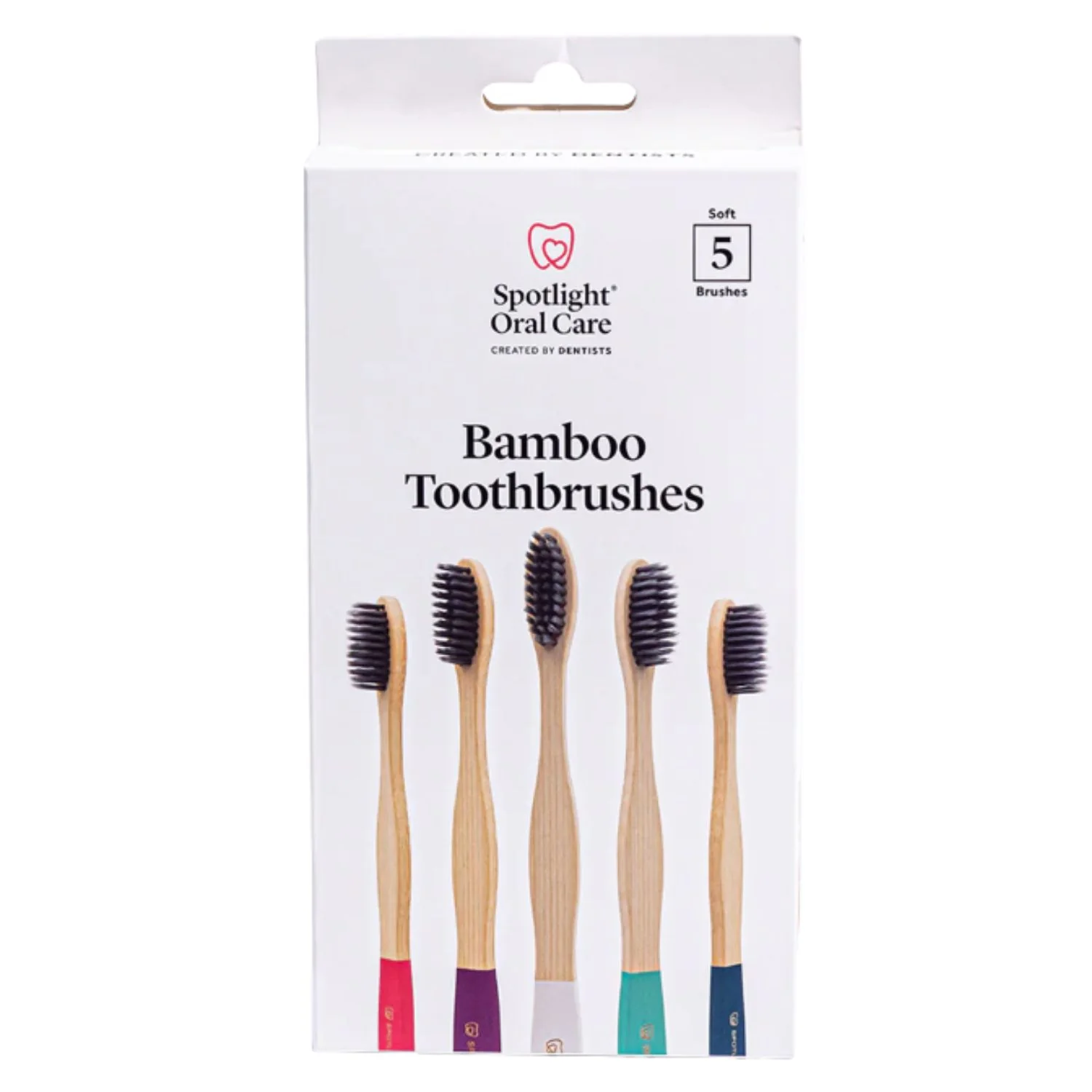 Spotlight Oral Care Bamboo Toothbrushes 5 Pack - Image 2